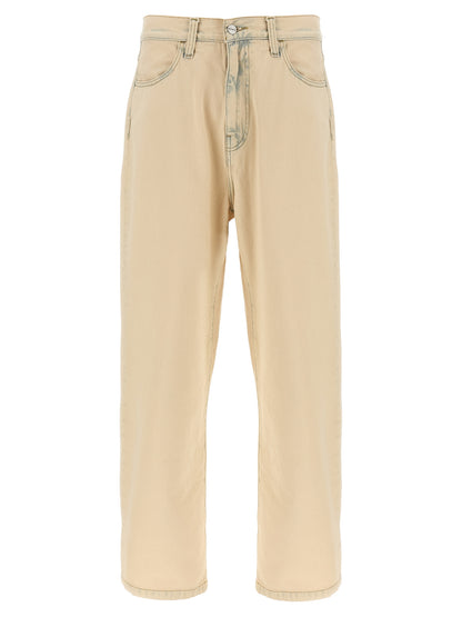 Jean droit en coton beige Carhartt WIP