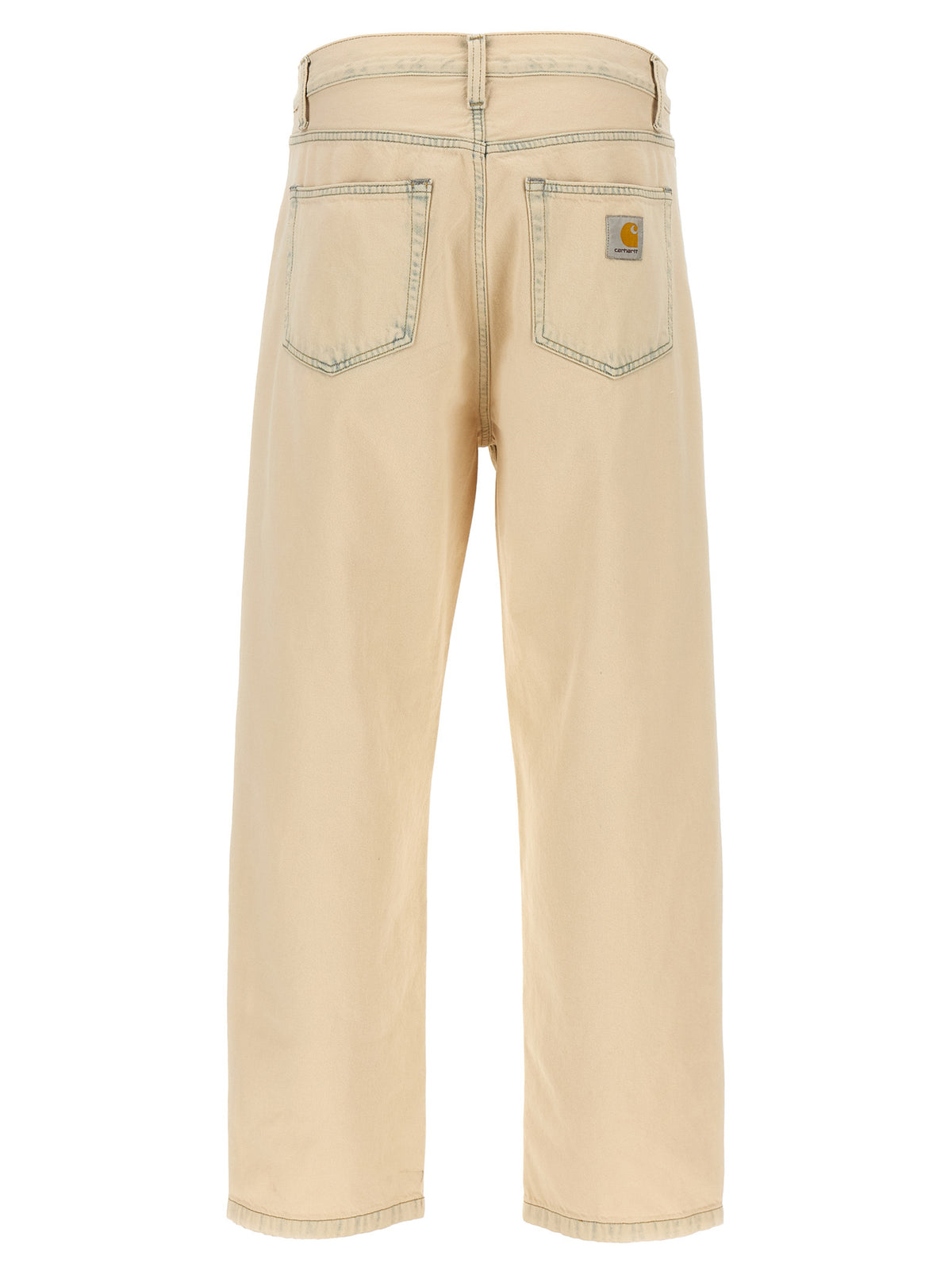 Jean droit en coton beige Carhartt WIP