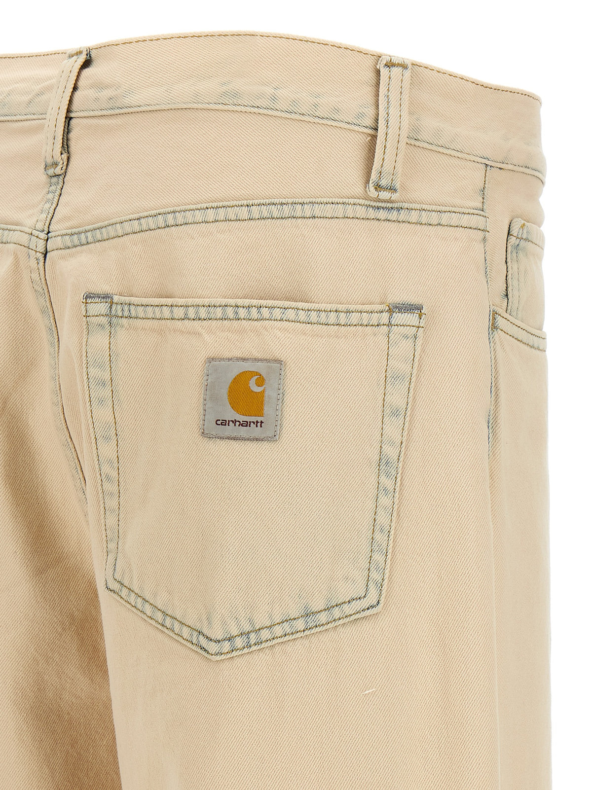 Jean droit en coton beige Carhartt WIP