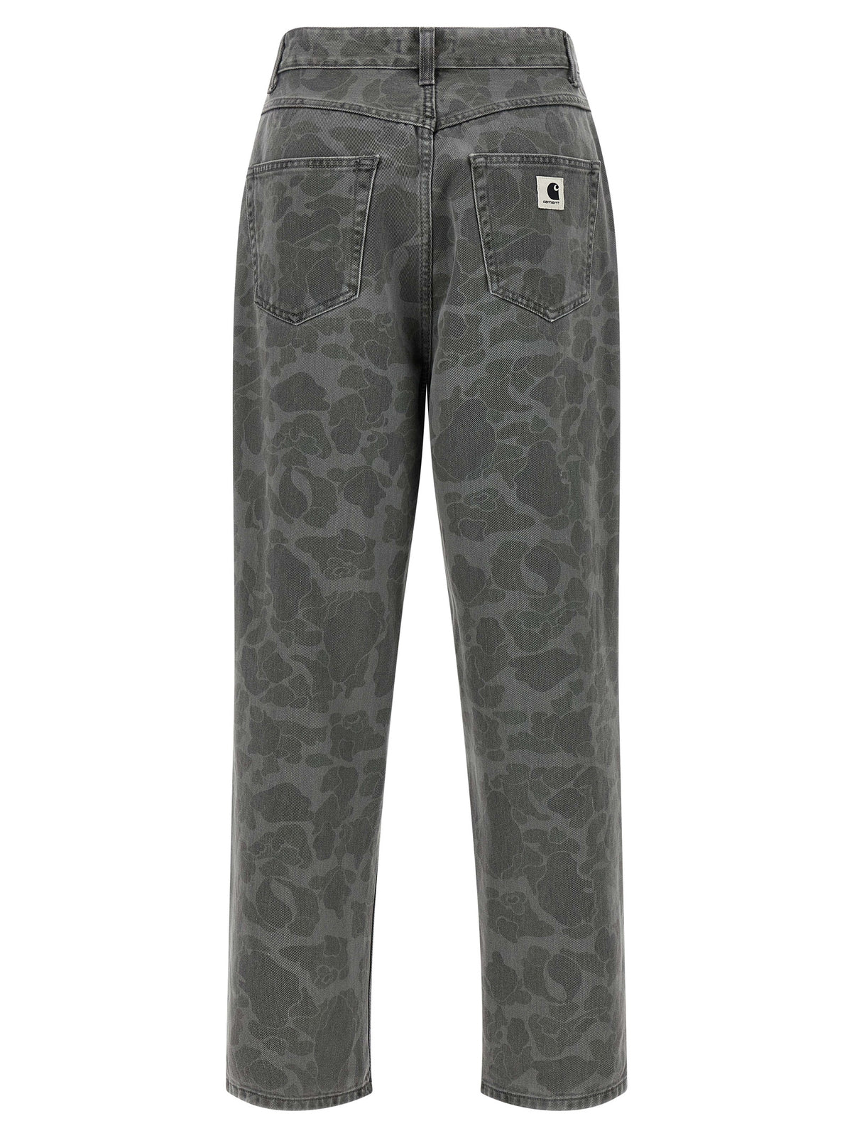 Jean fuselé en coton biologique gris Carhartt WIP