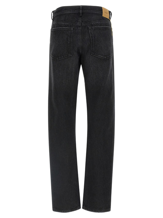 Fendi Black Cotton Denim Jeans
