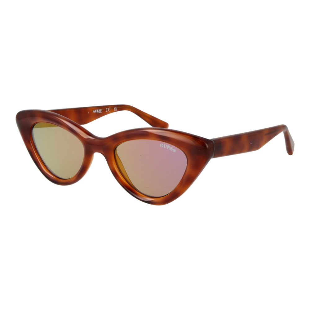 Lunettes de soleil Guess en plastique marron