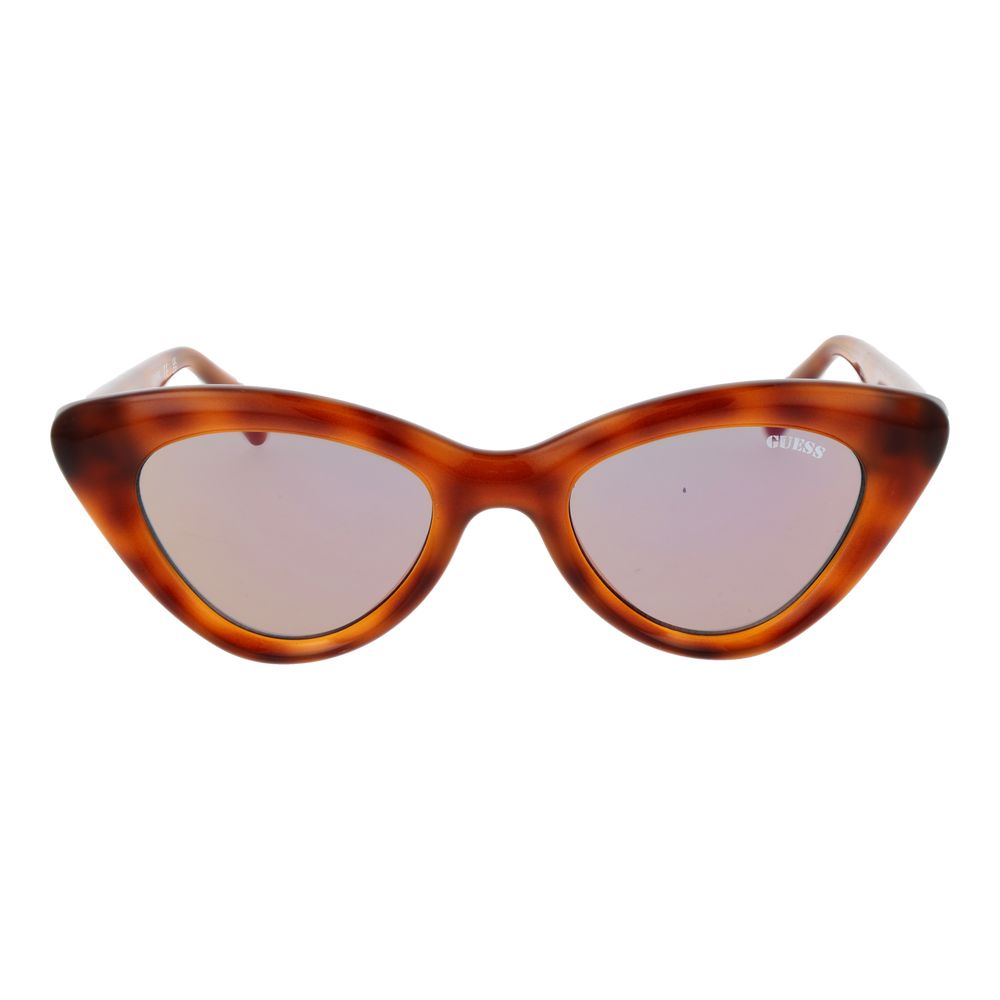 Lunettes de soleil Guess en plastique marron