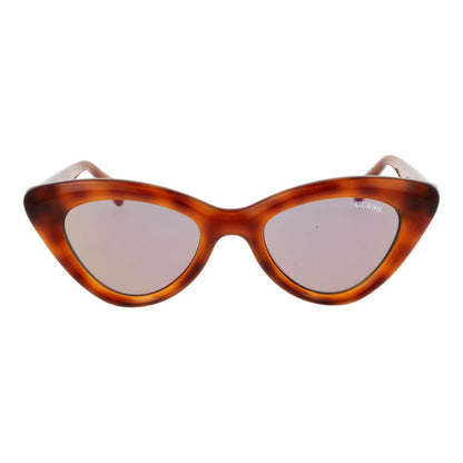 Lunettes de soleil Guess en plastique marron
