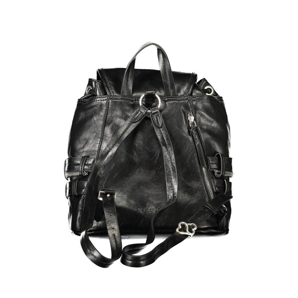Sac à dos pour femme Desigual noir en polyuréthane