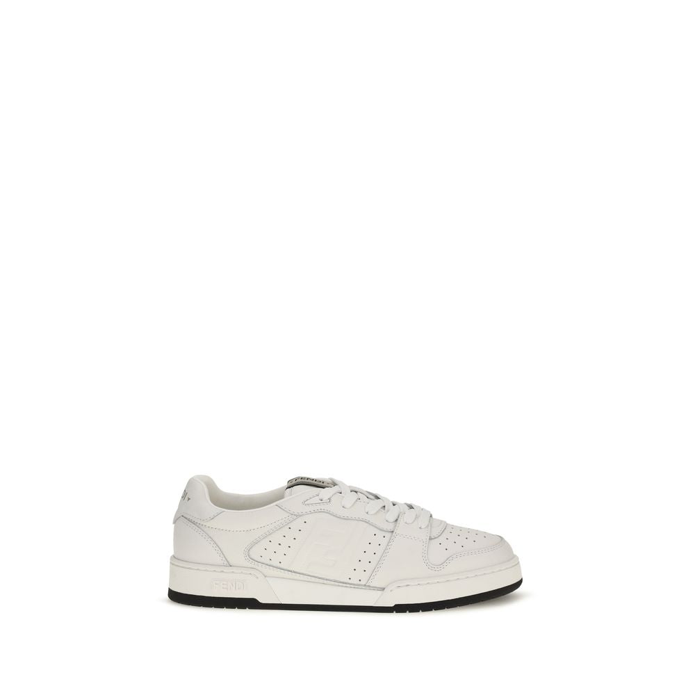 Baskets de sport Fendi en cuir de veau blanc Bos Taurus