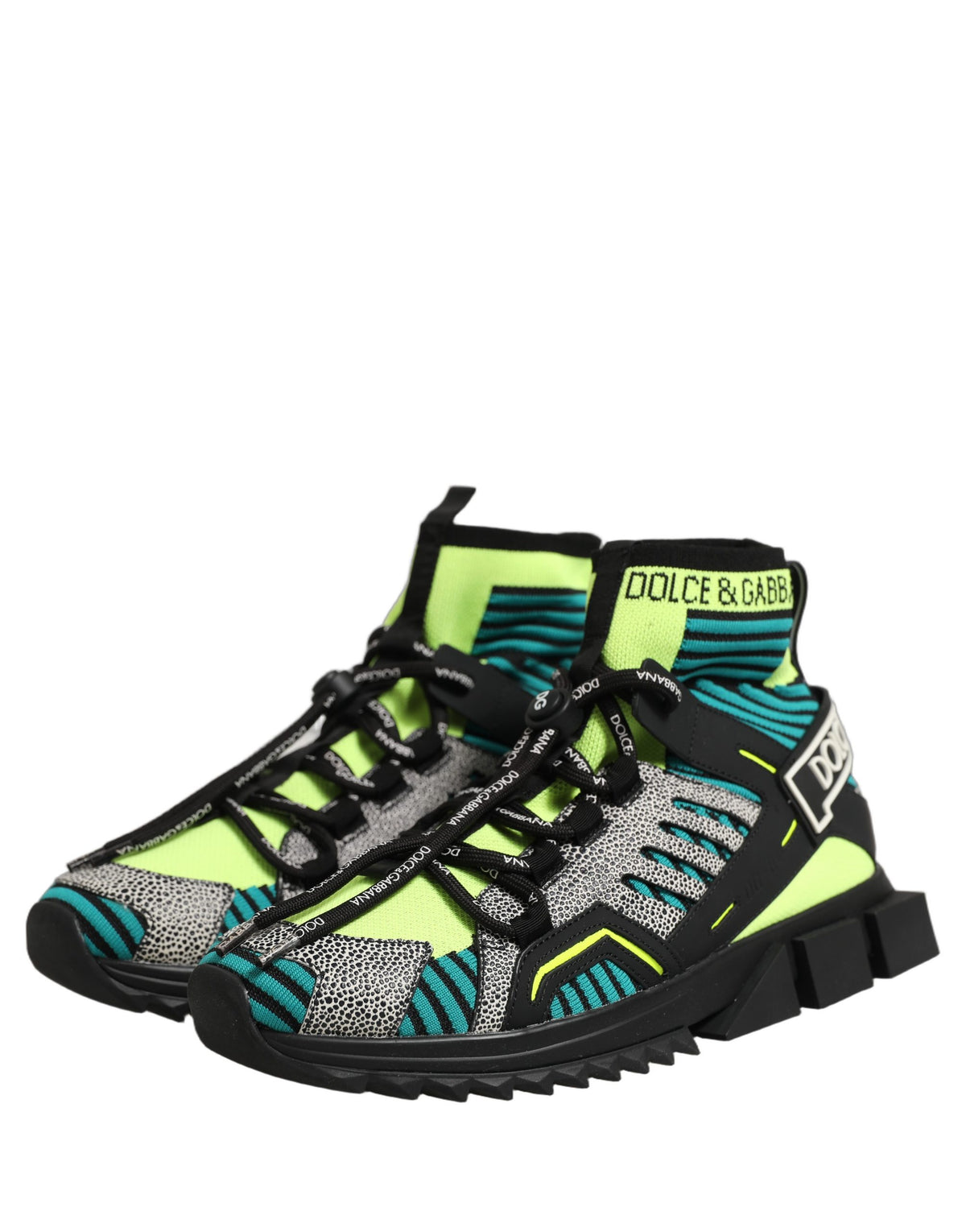 Chaussures Baskets pour Homme Chaussettes Dolce & Gabbana Multicolore Sorrento