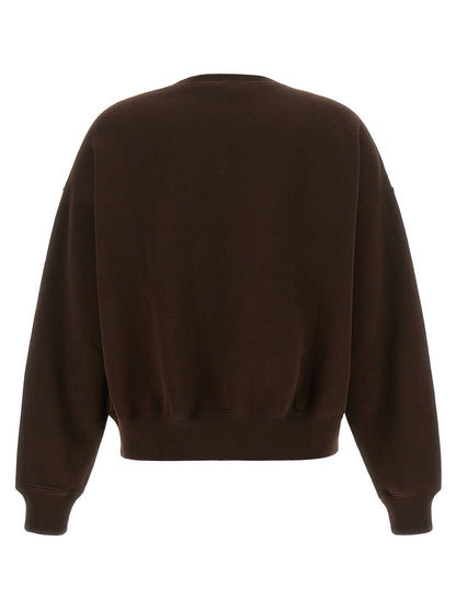 Sweat-shirt en coton marron Polo Ralph Lauren