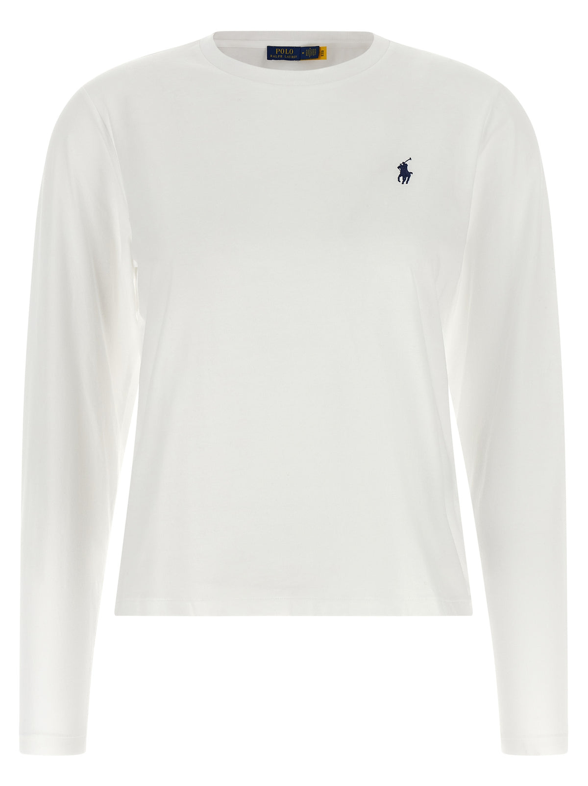T-shirt à manches longues en coton blanc Polo Ralph Lauren
