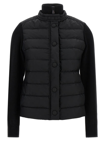 Cardigan Moncler Grenoble en polyamide noir