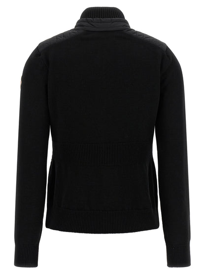 Cardigan Moncler Grenoble en polyamide noir