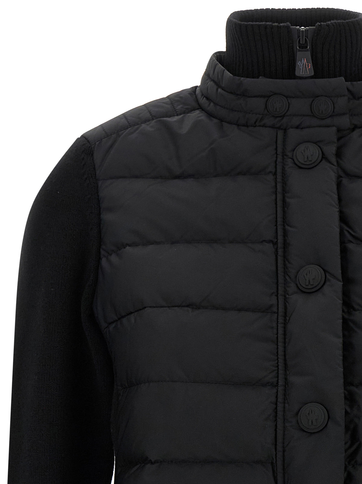 Cardigan Moncler Grenoble en polyamide noir