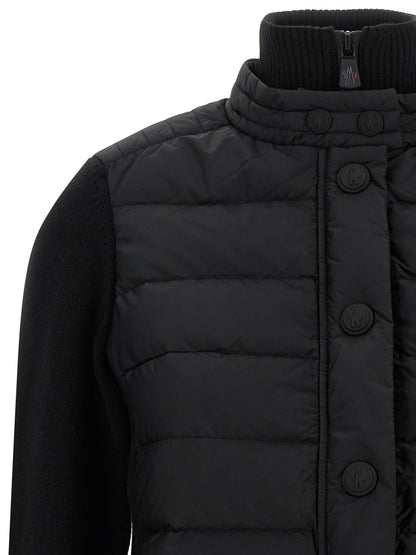 Cardigan Moncler Grenoble en polyamide noir
