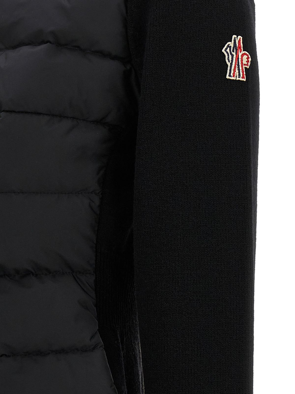 Cardigan Moncler Grenoble en polyamide noir