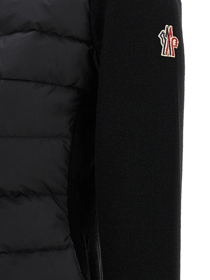Cardigan Moncler Grenoble en polyamide noir