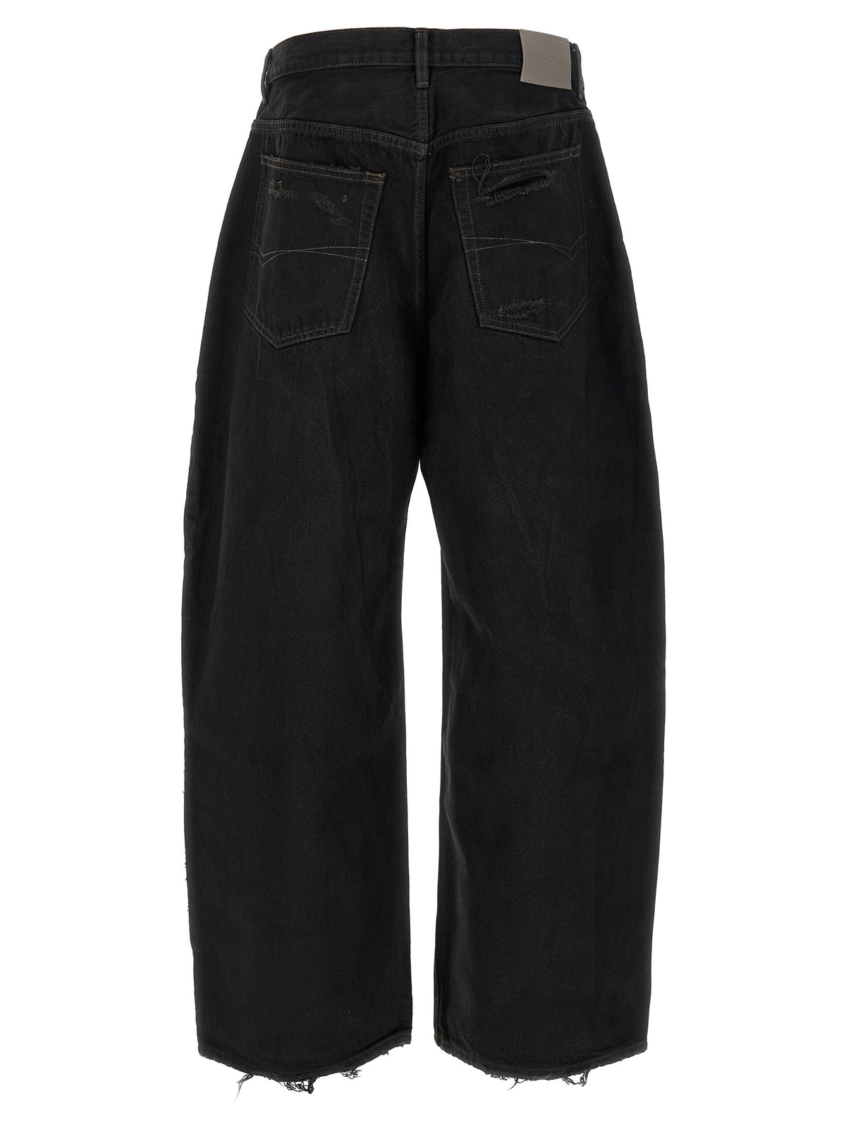Balenciaga Black Cotton Denim Jeans