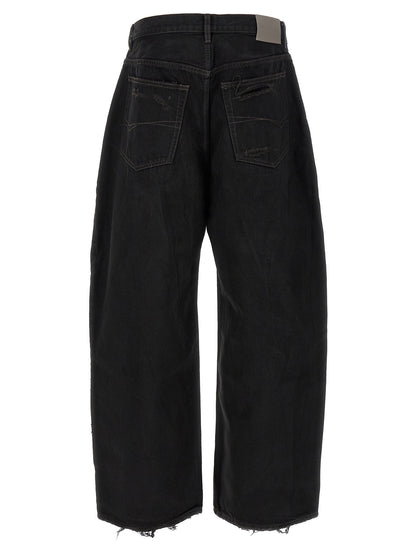Balenciaga Black Cotton Denim Jeans