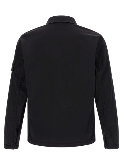 Stone Island Black Cotton Blouse