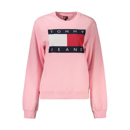 Sweat-shirt en coton rose pour femme Tommy Hilfiger