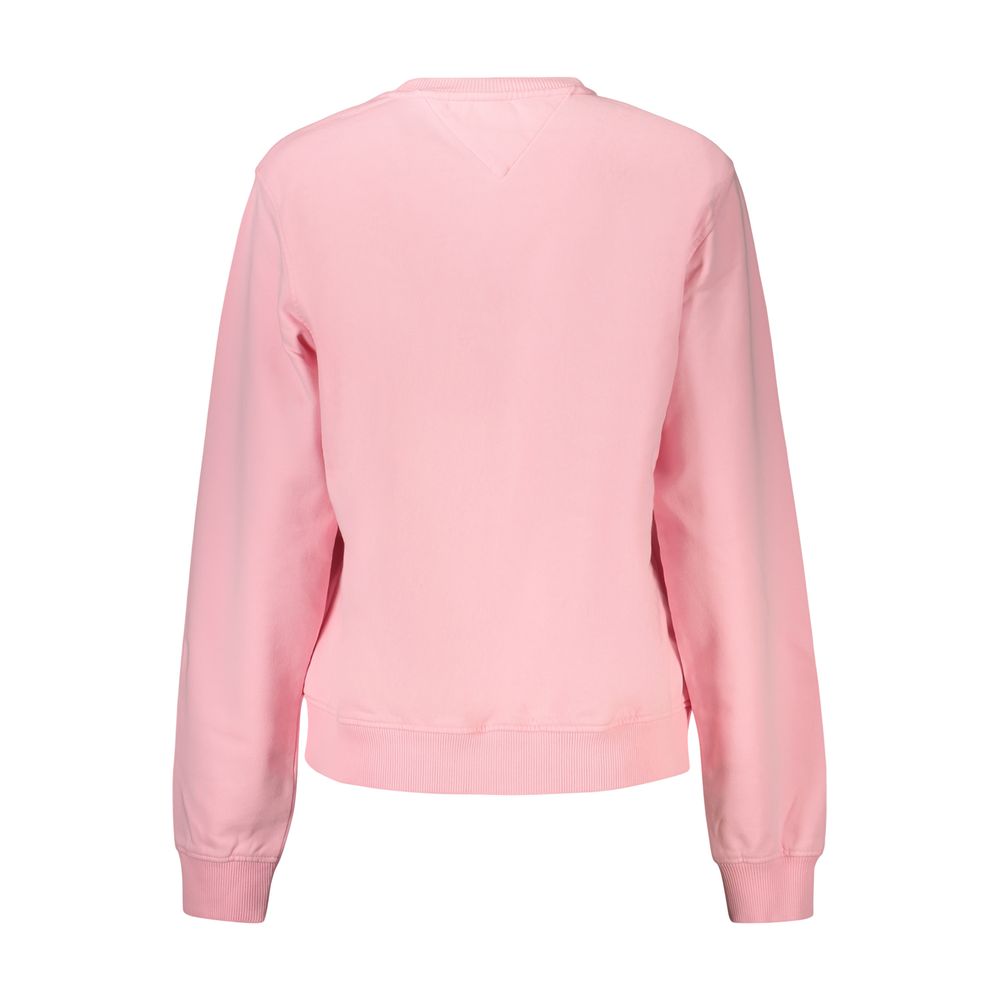Sweat-shirt en coton rose pour femme Tommy Hilfiger