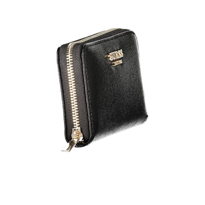 Portefeuille pour femme Guess Jeans Nero en polyuréthane
