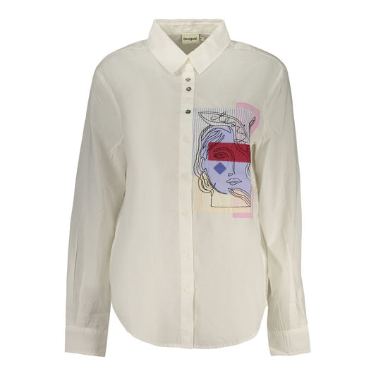 Desigual Bianco Cotton Women's Shirt