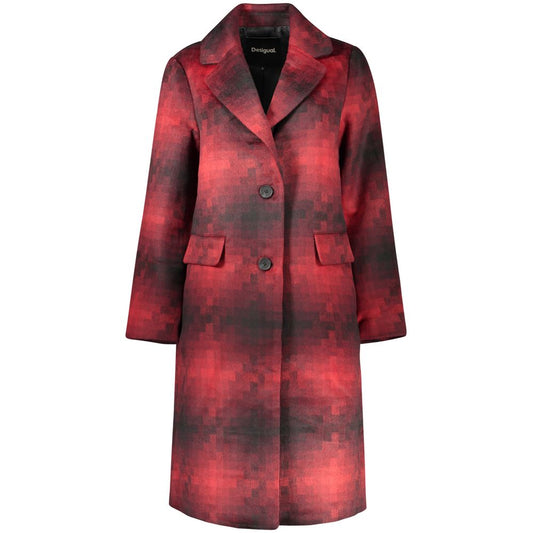 Desigual Red Polyester Womens Jacket