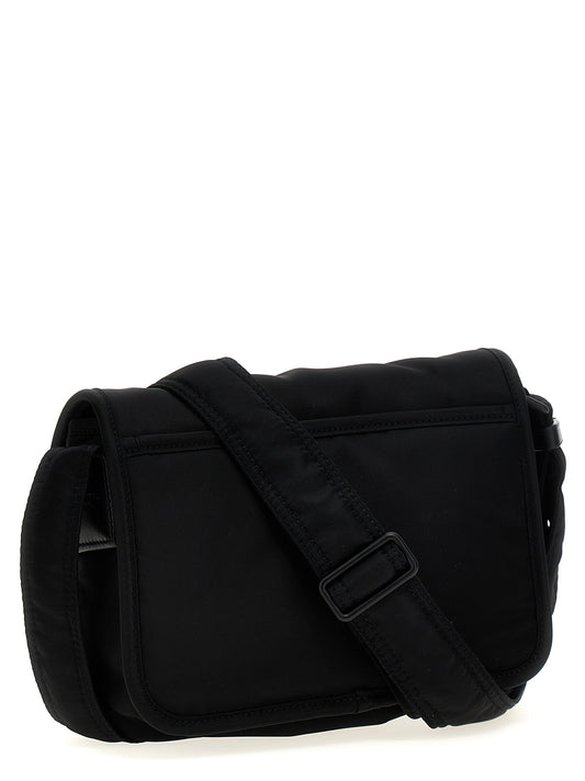 Saint Laurent Black Polyamide Crossbody Bag