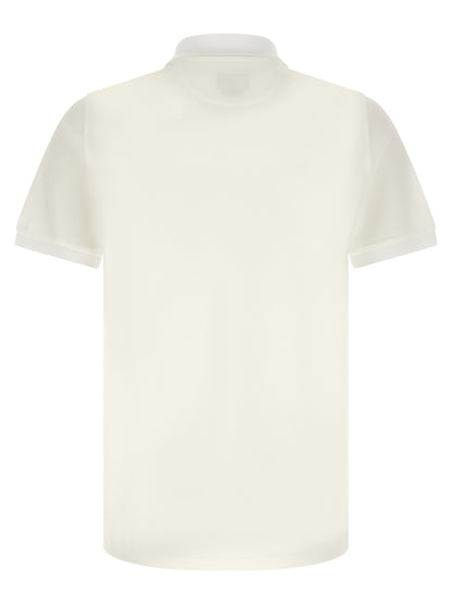 Fendi White Cotton Polo Shirt