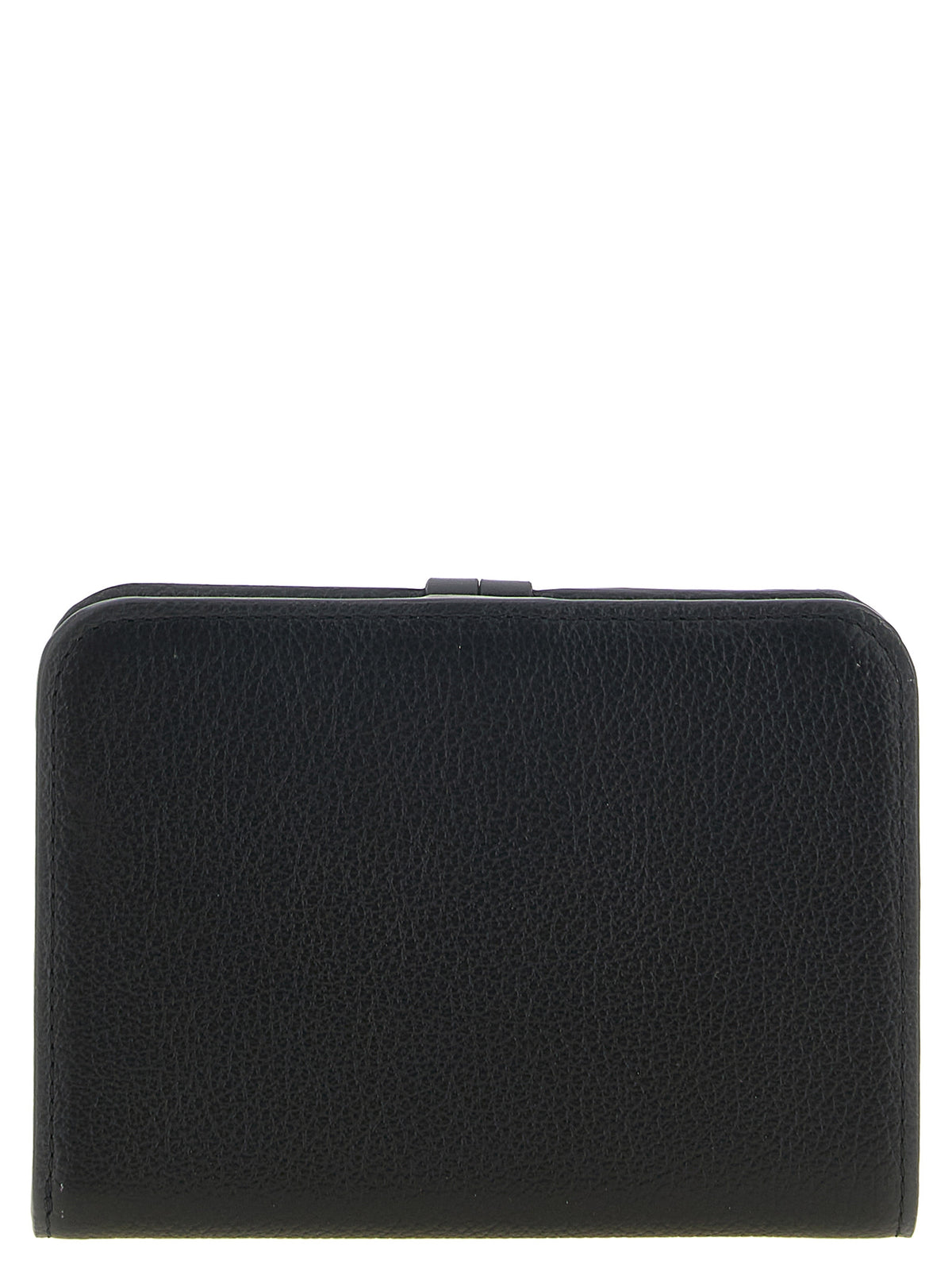 Porte-cartes Chloé en cuir de veau noir