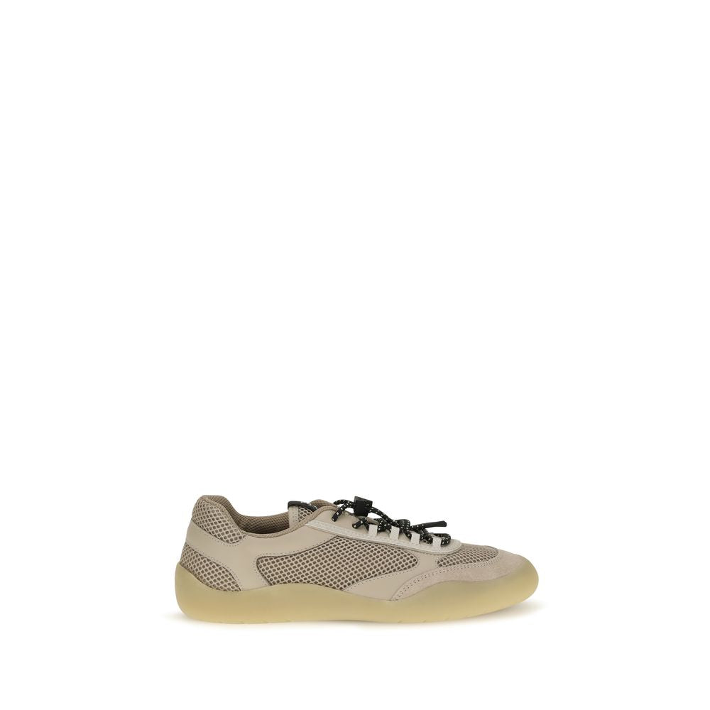 Prada Beige Viscose Athletic Sneakers