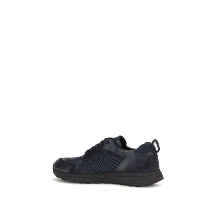 Baskets de sport Prada en tissu bleu