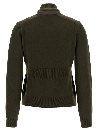Cardigan bicolore en polyamide Moncler Grenoble