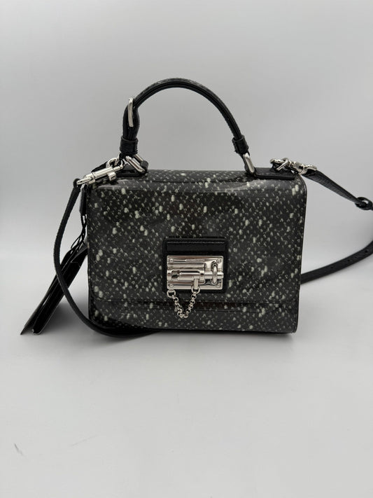 Dolce & Gabbana DOLCE & GABBANA “Monica” Python and Patent Handbag