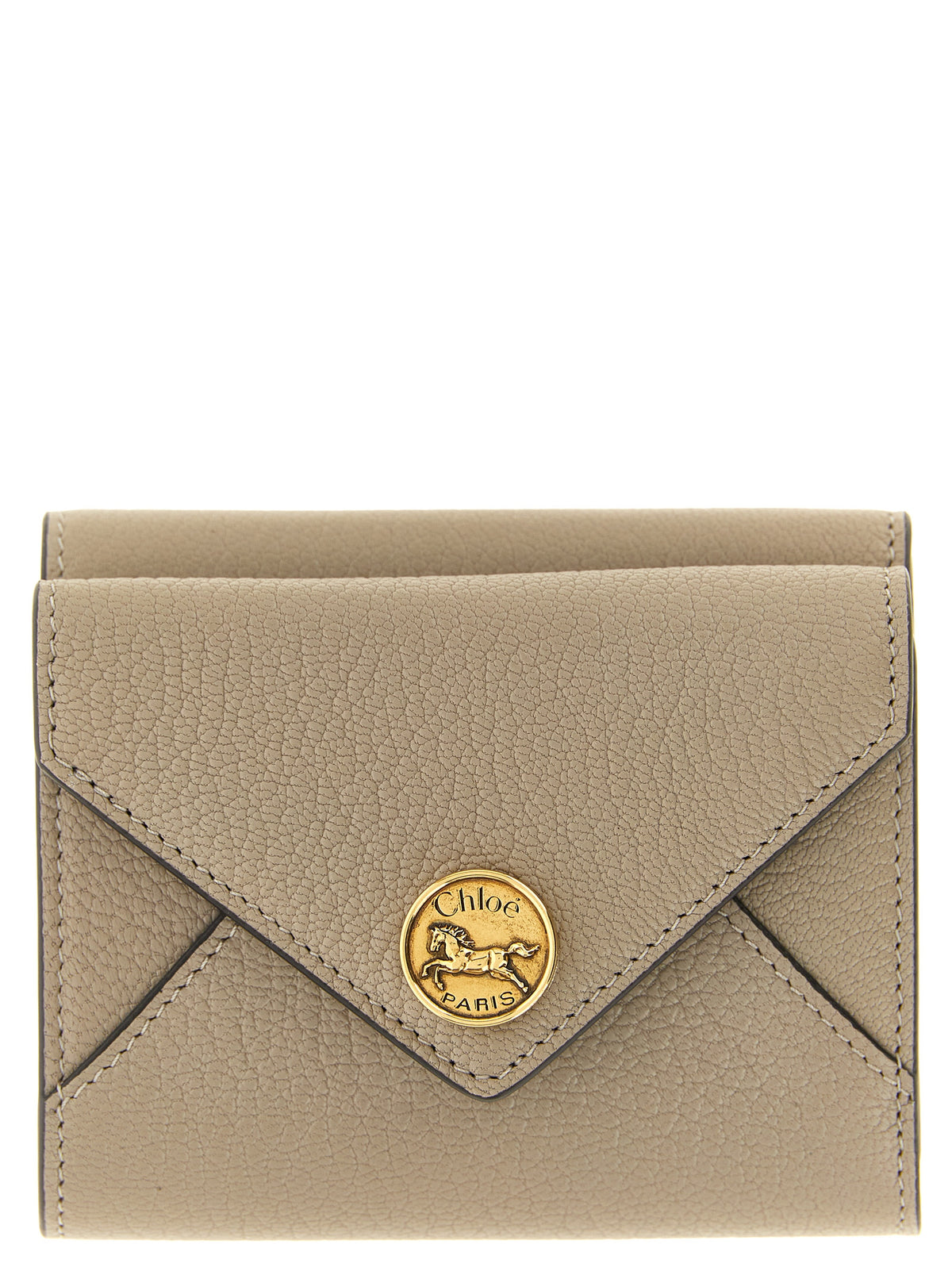 Chloé Beige Goatskin Cardholder