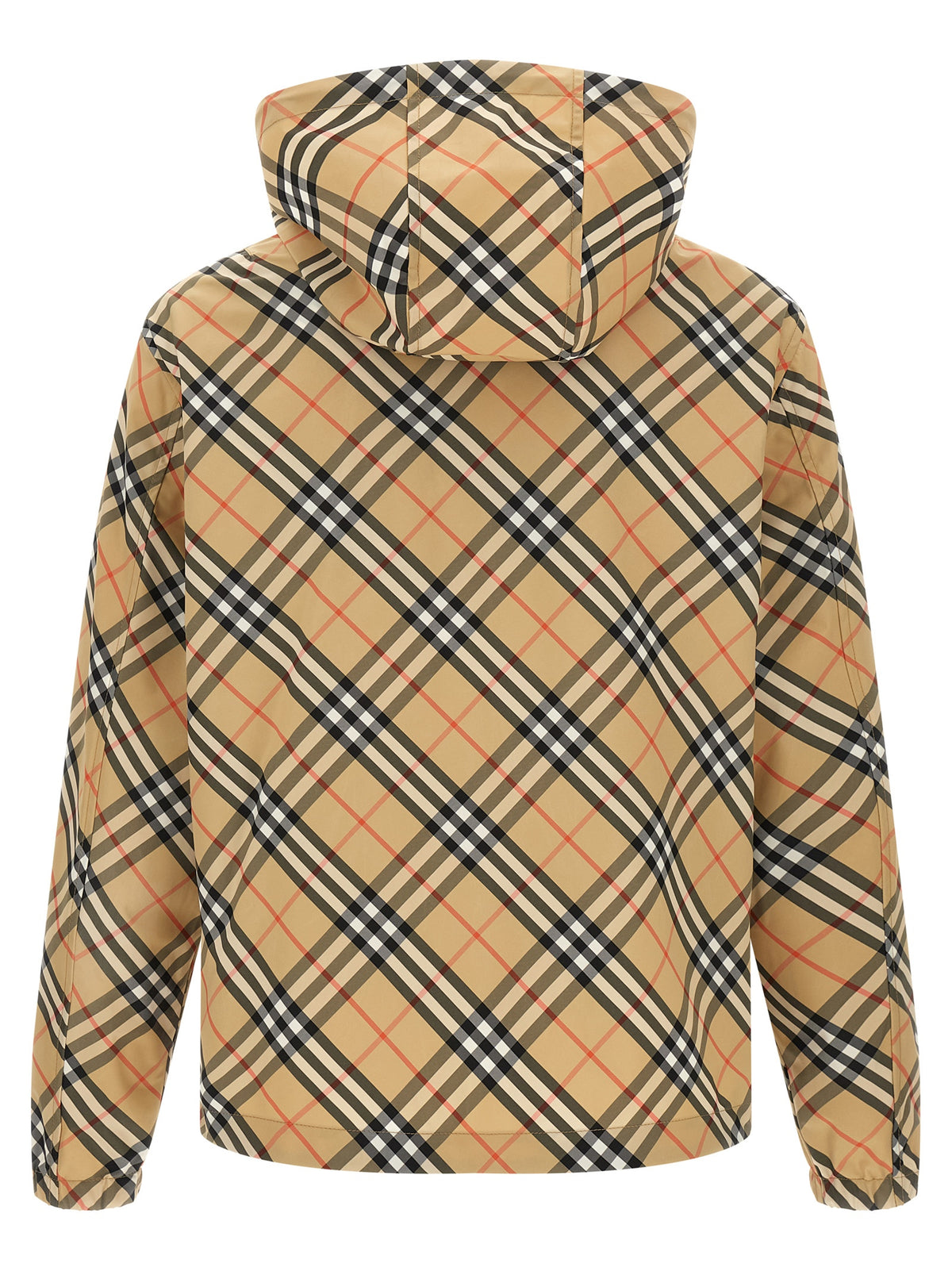 Veste coupe-vent Burberry beige en polyester