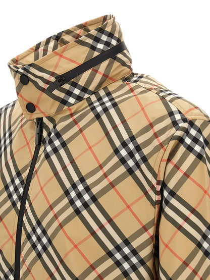 Veste coupe-vent Burberry beige en polyester