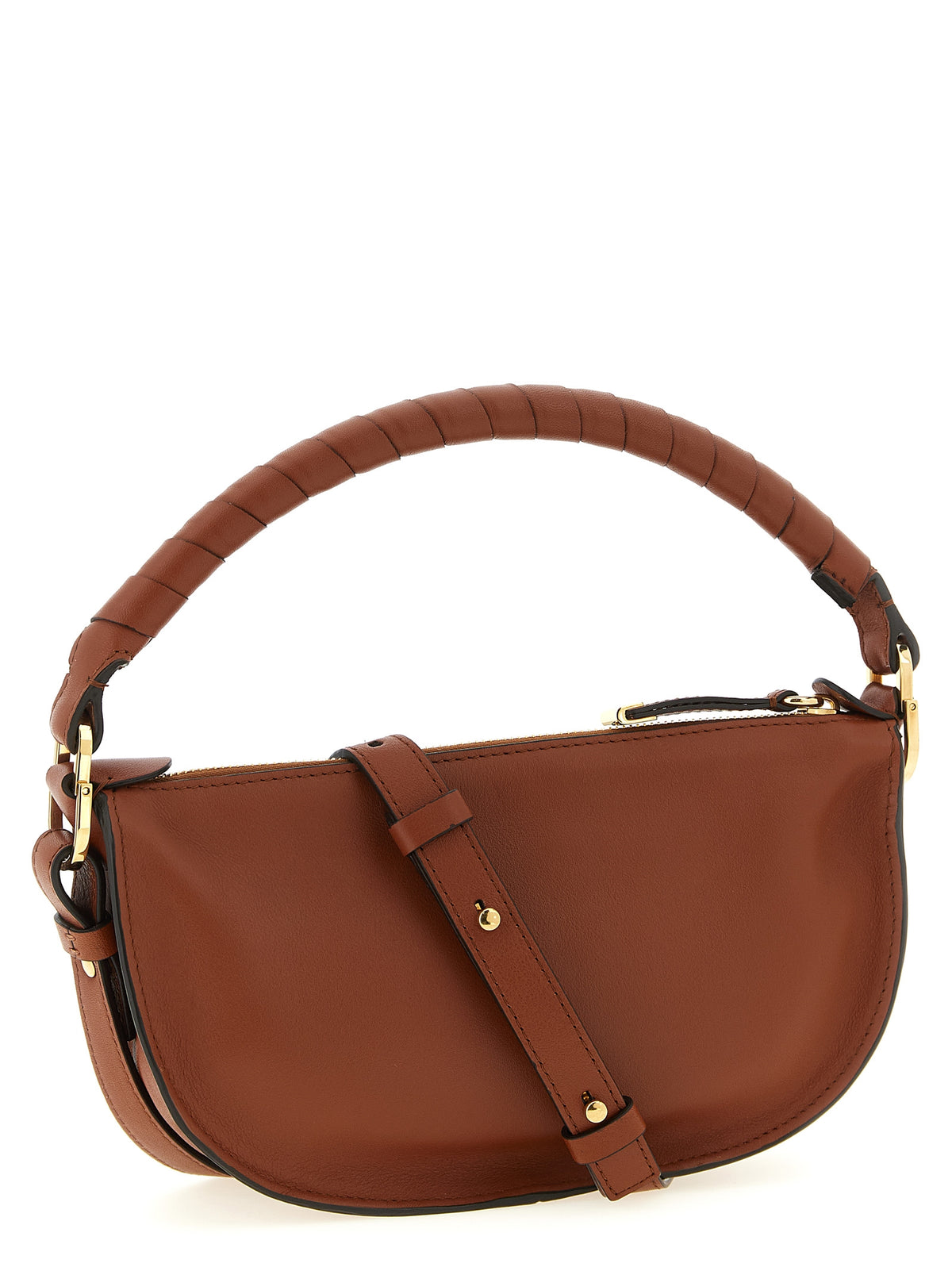 Sac porté épaule Chloé en cuir de veau marron