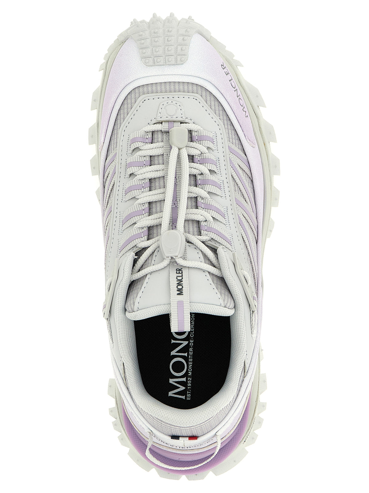 Baskets de sport Moncler en polyester violet
