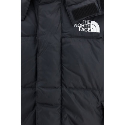 Veste longue en nylon noir The North Face