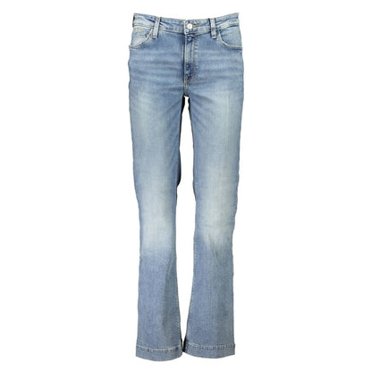 Jean évasé en coton bleu Guess