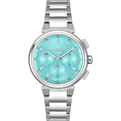 Montre de soirée Hugo Boss en acier inoxydable argenté