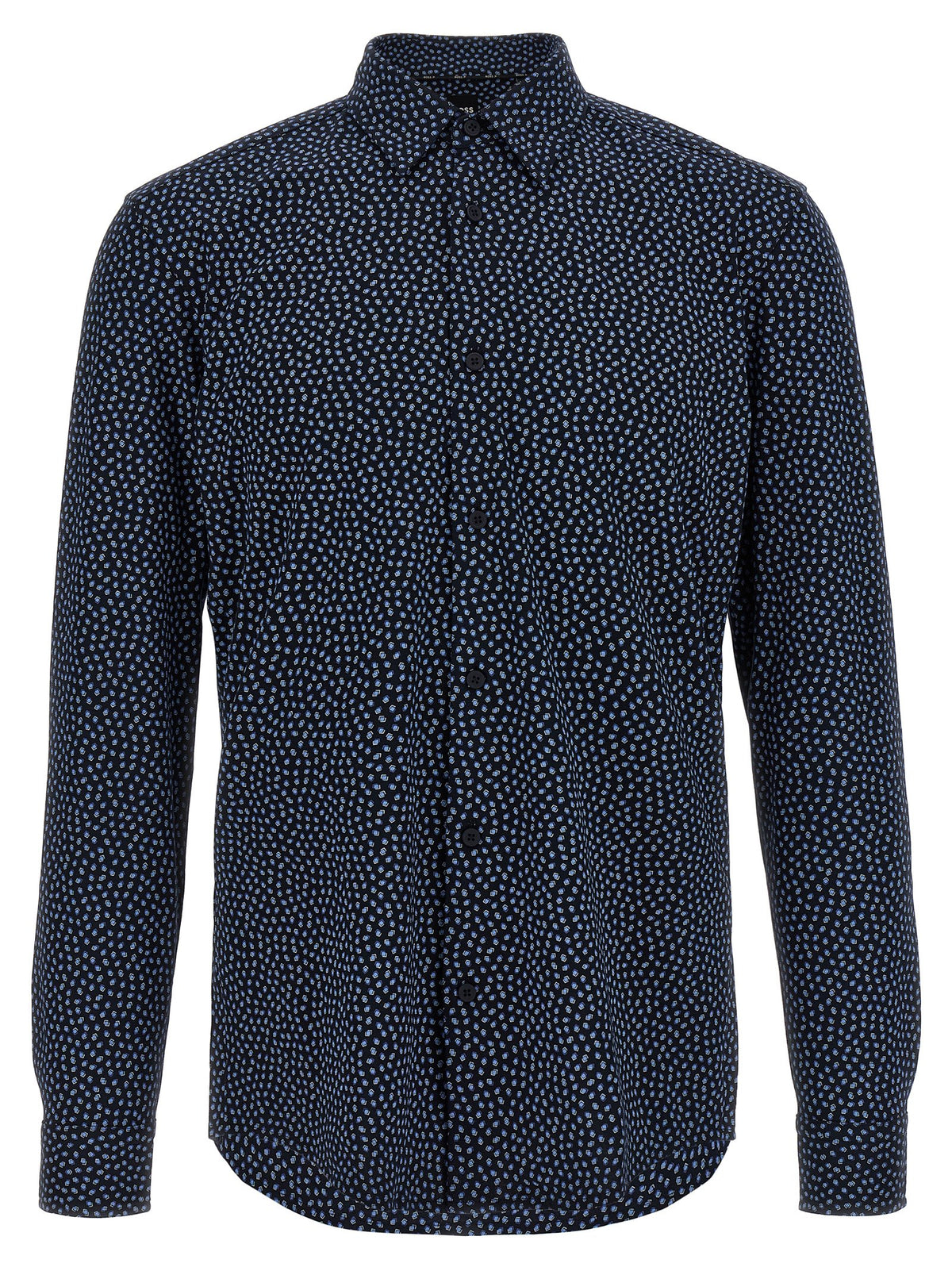 Blouse en coton bleu Hugo Boss