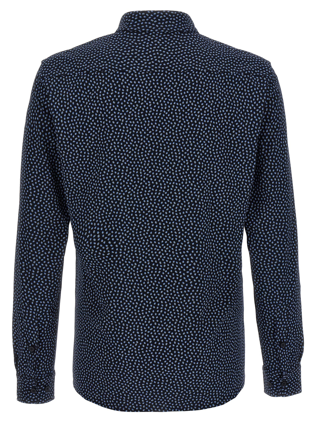 Blouse en coton bleu Hugo Boss