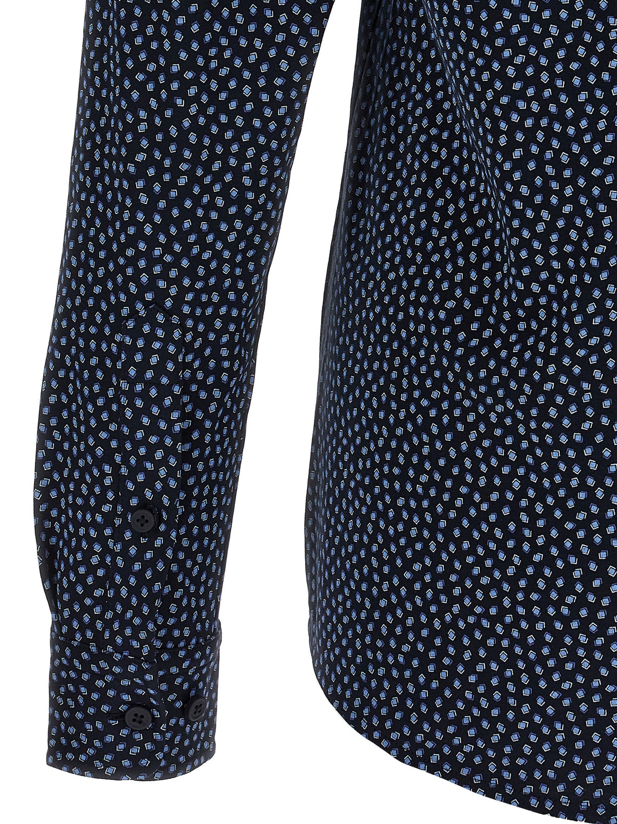 Blouse en coton bleu Hugo Boss