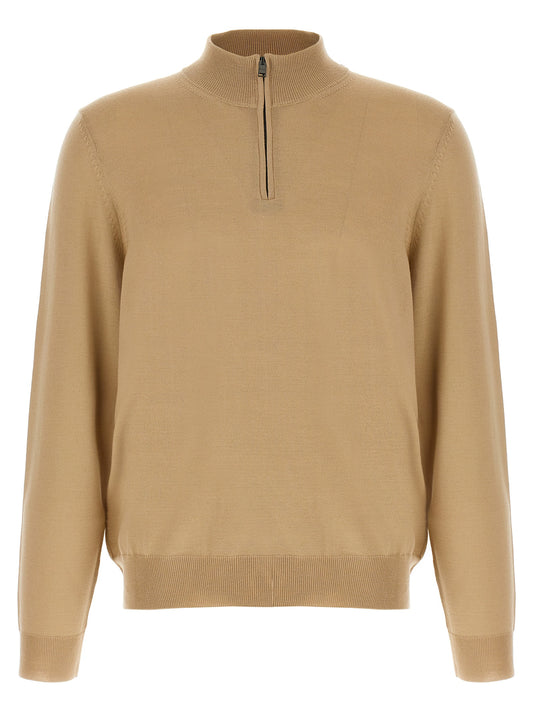 Hugo Boss Beige Virgin Wool Cardigan
