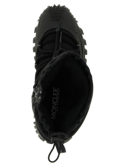 Bottines à lacets Moncler en polyamide noir