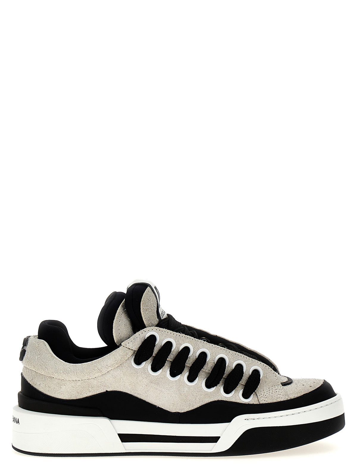 Baskets de sport bicolores en cuir Dolce & Gabbana
