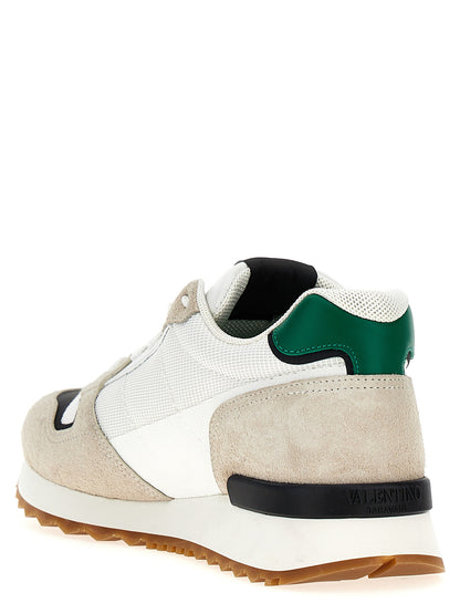 Baskets Valentino Garavani en veau multicolore