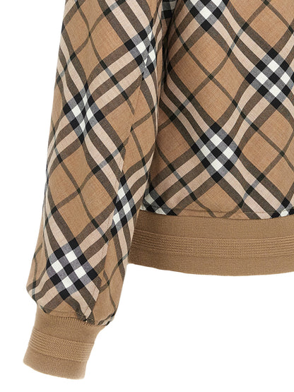 Bomber Burberry en polyester multicolore